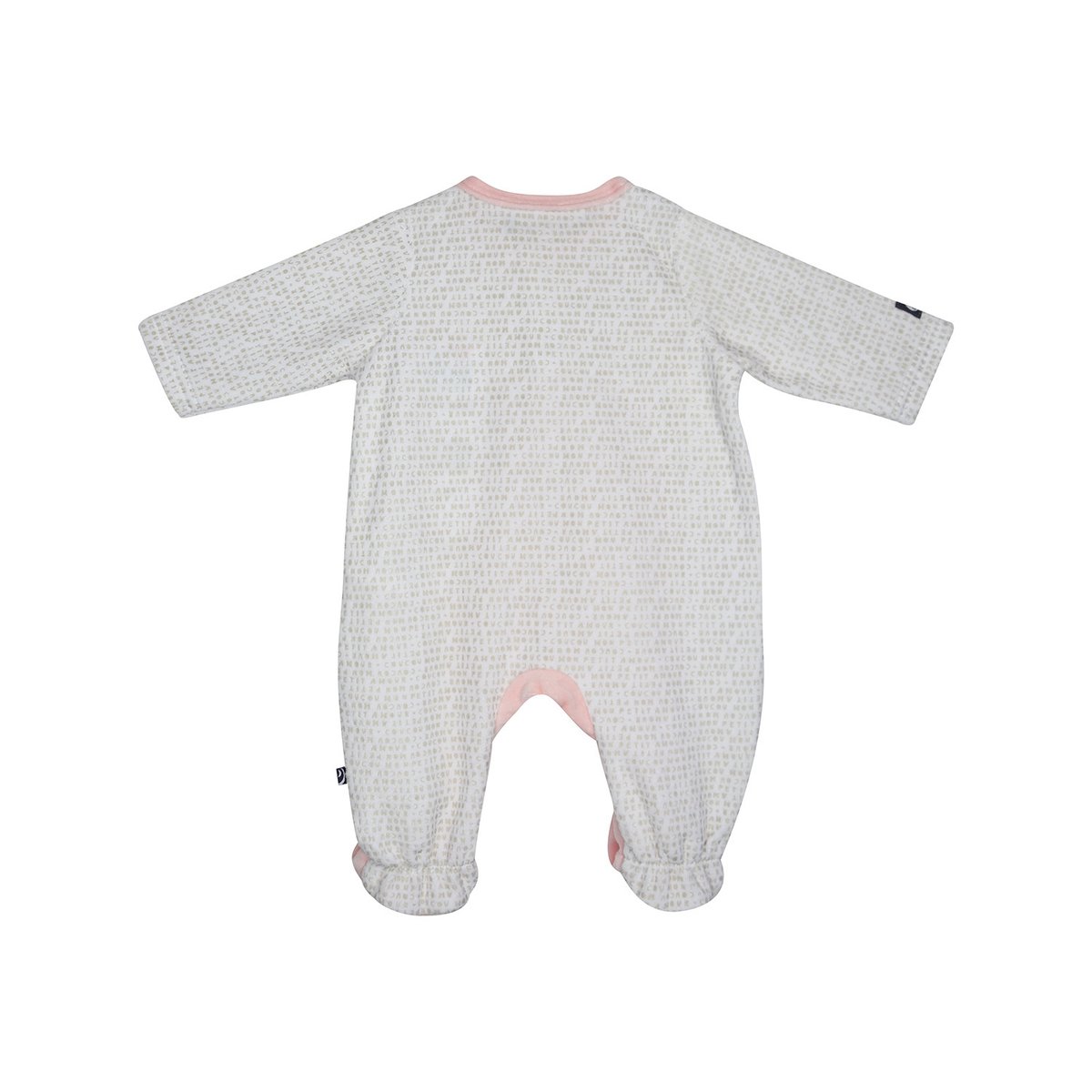 Dors bien lidye velours rase ouverture devant naissance rose, SUCRE D'ORGE