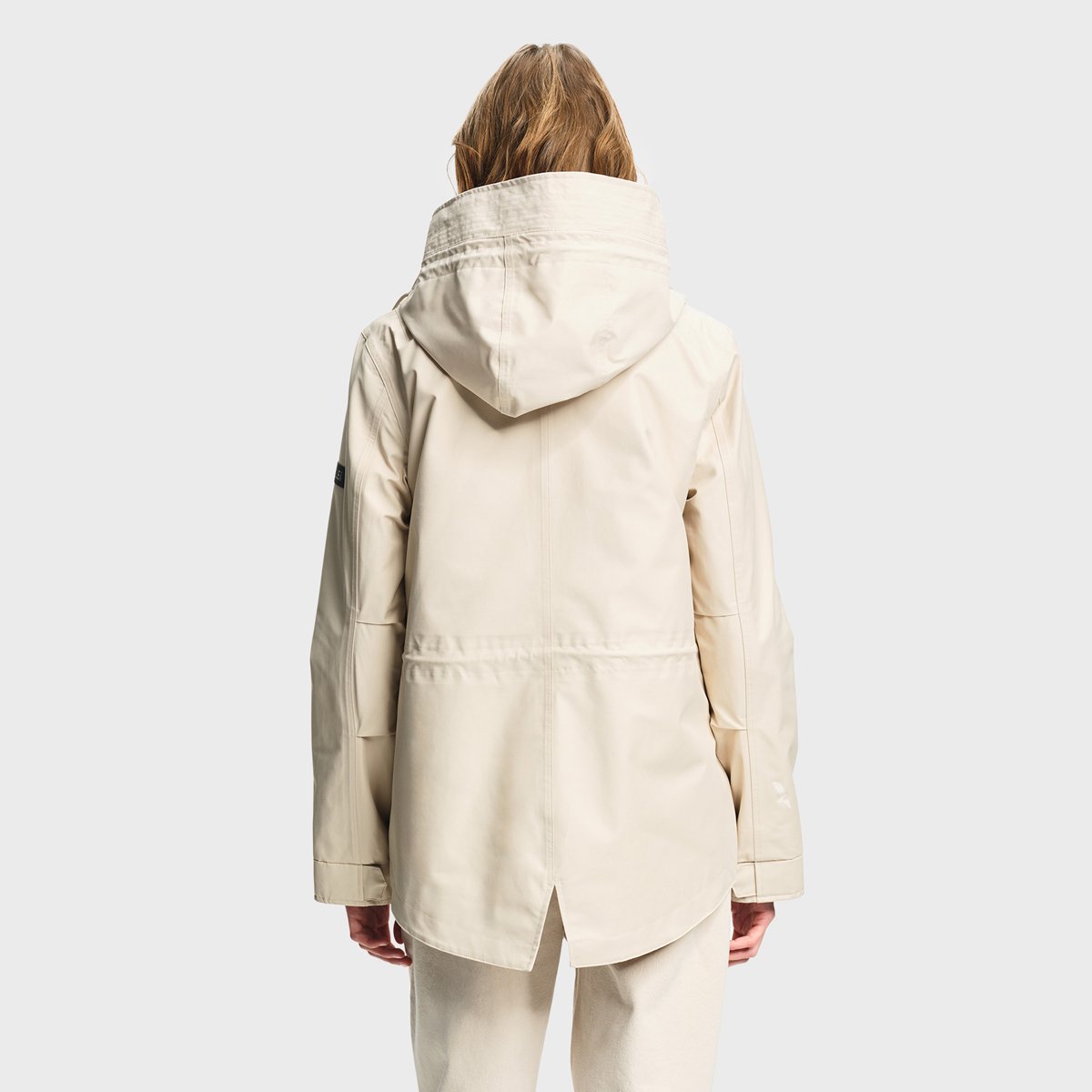 Parka fishtail à capuche RETROBLOOMA sable, AIGLE