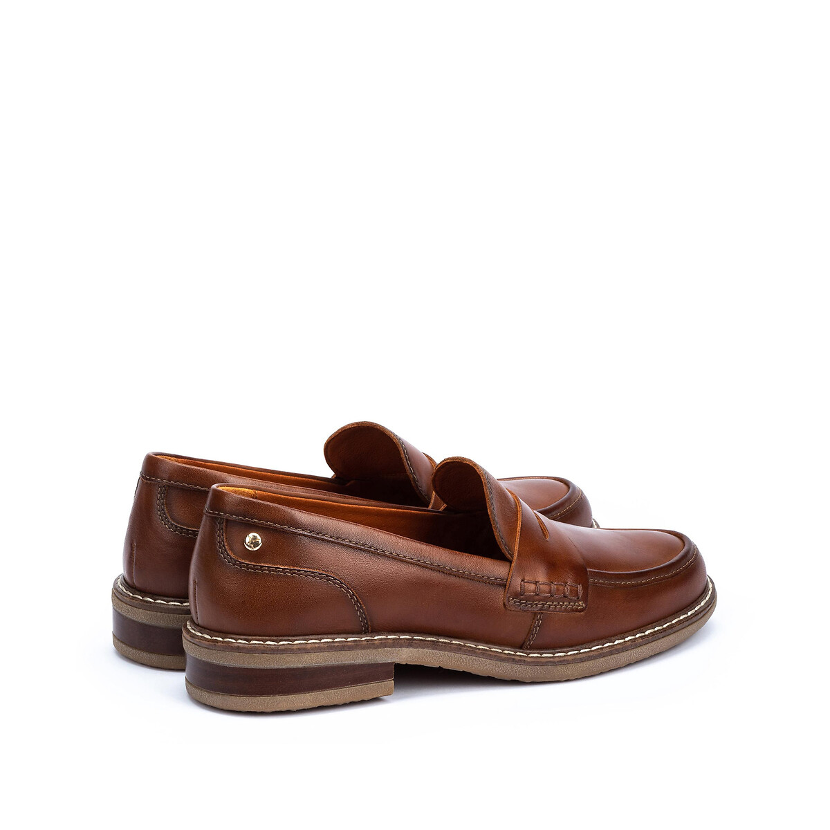 Aldaya Leather Loafers cognac, PIKOLINOS
