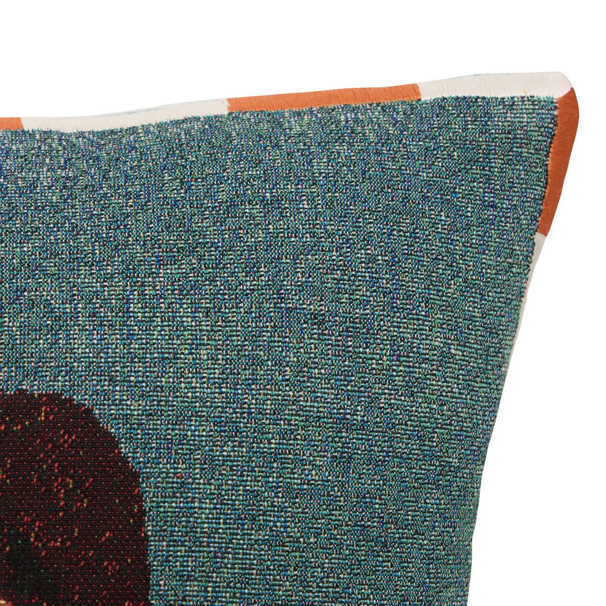 Coussin carré HOMY bleu, ATMOSPHERA