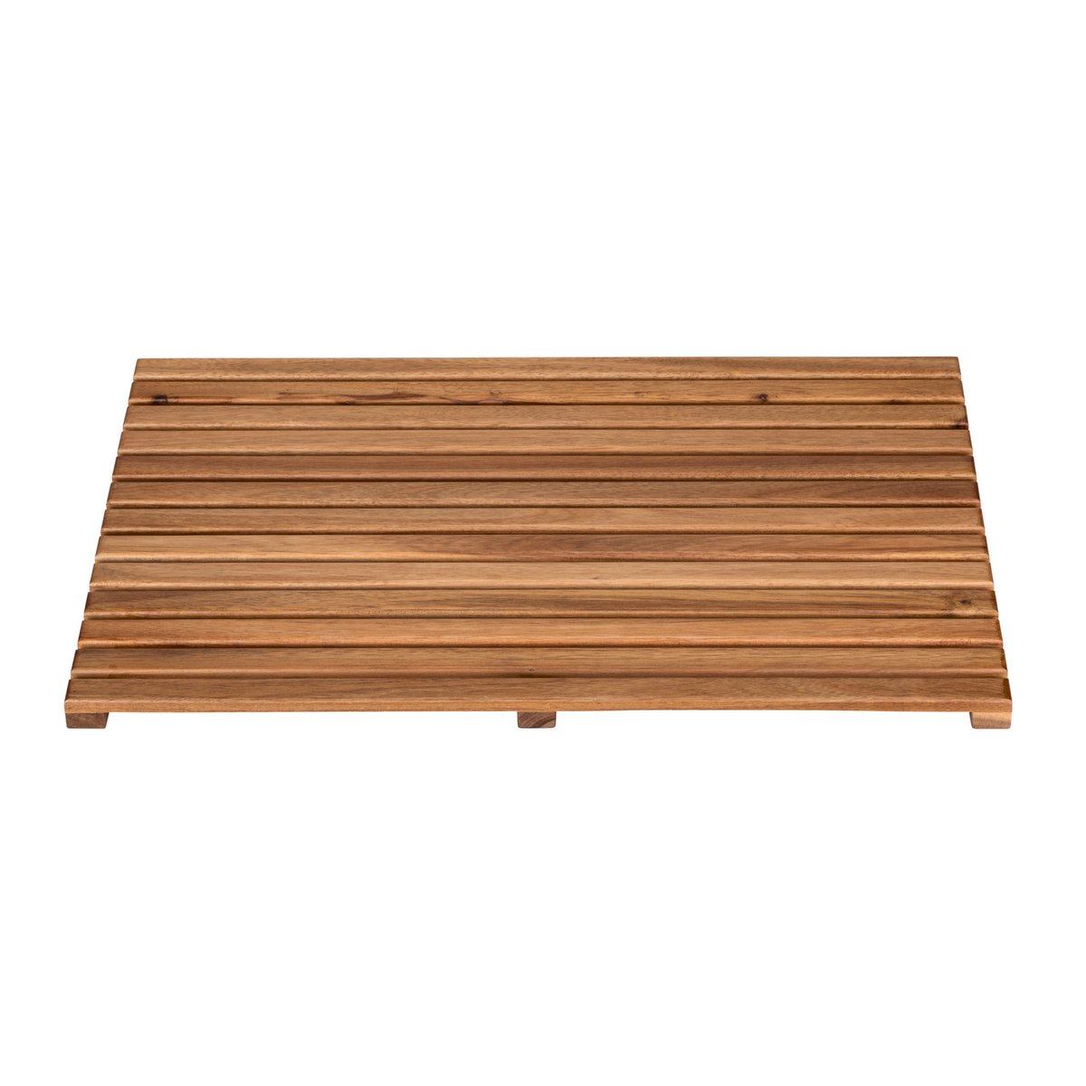 Caillebotis de douche en bois d'acacia bois, WENKO