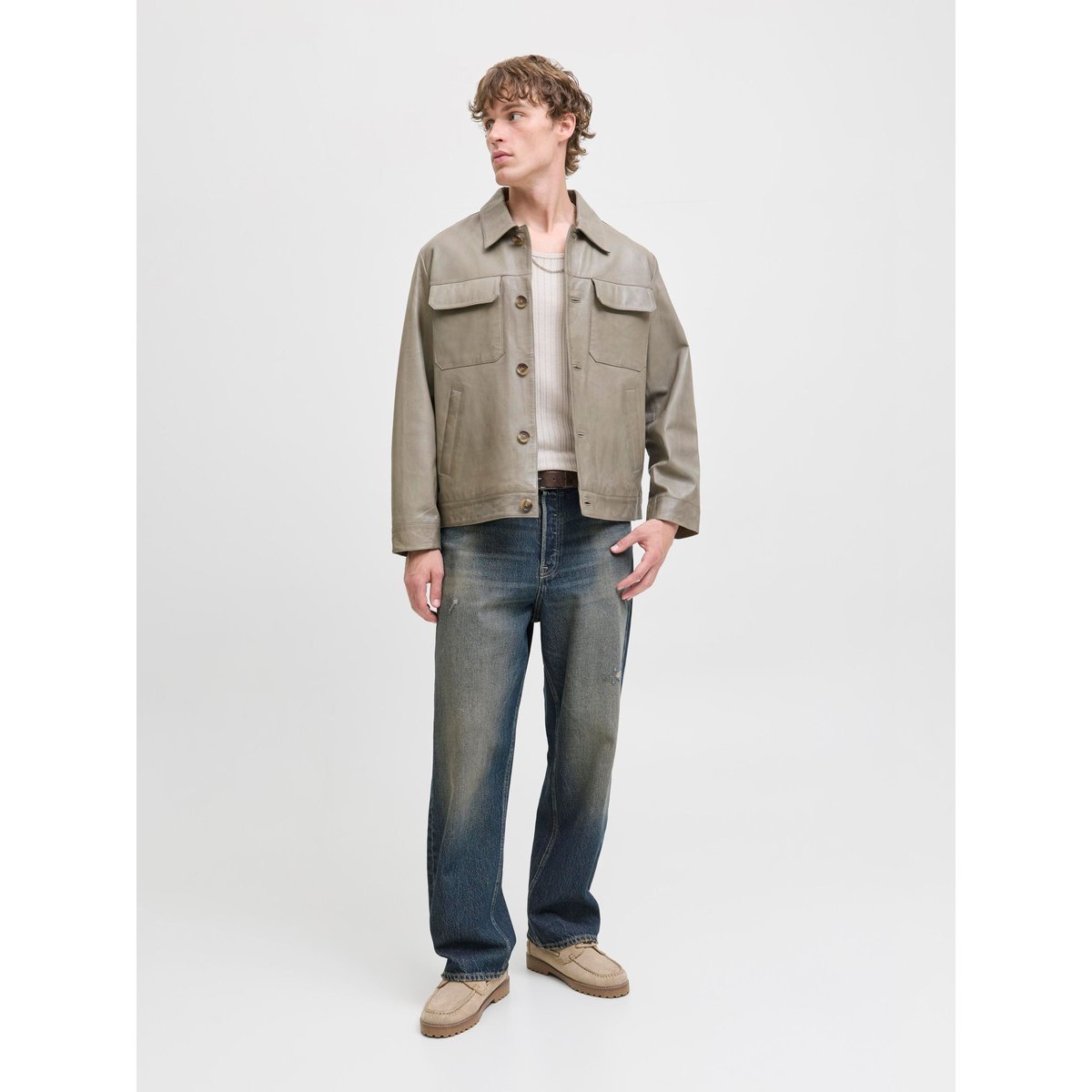 Jean Baggy Fit blue denim, JACK & JONES