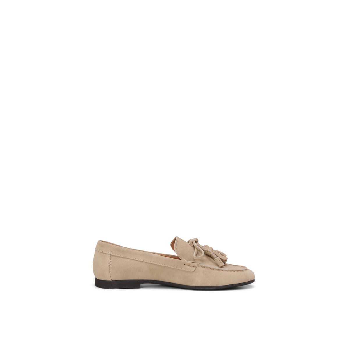 Loafer Modèle Safina avec nœud et glands marron clair, MARC O'POLO