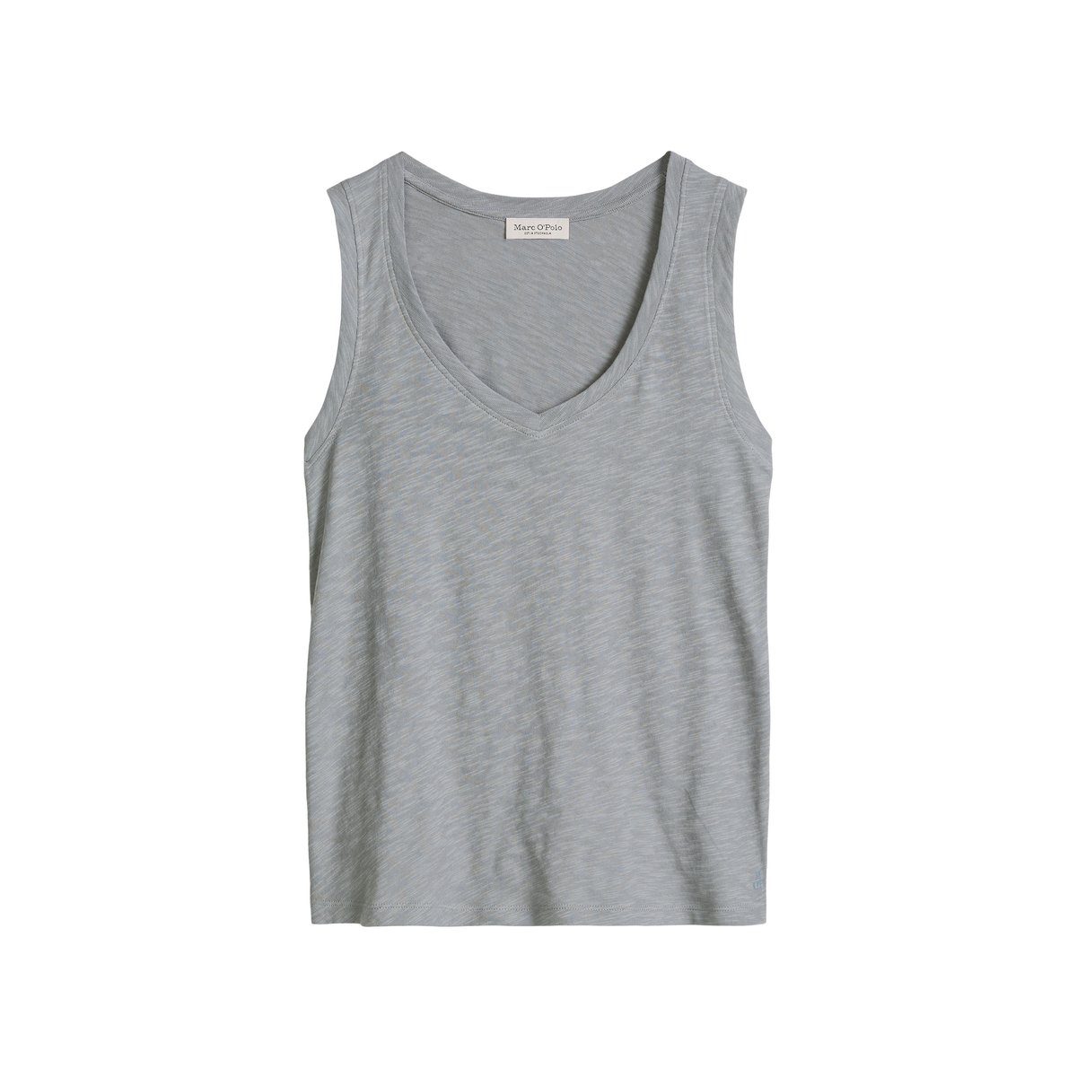 Top regular en jersey slub gris, MARC O'POLO