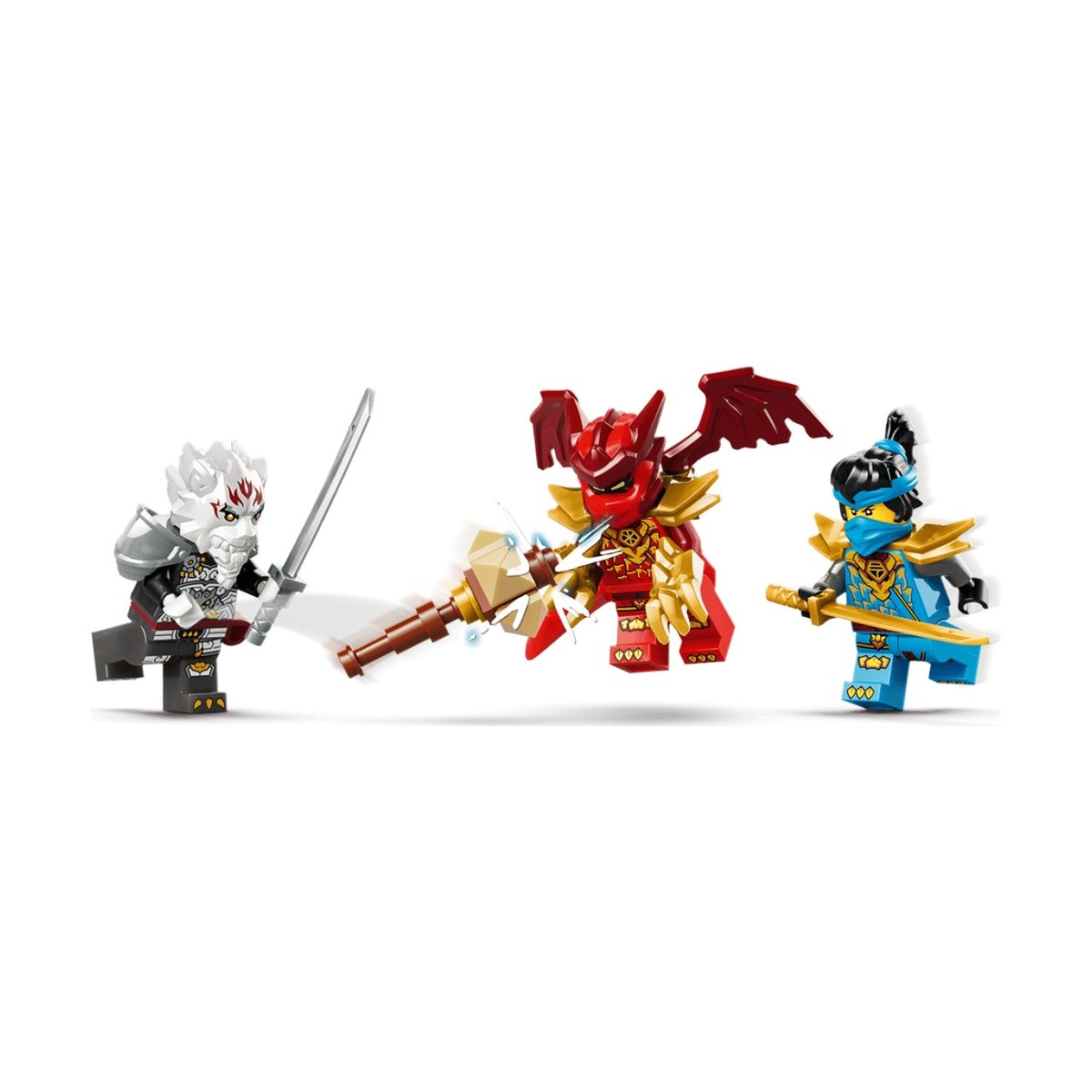 Ninjago Zilvar et Grimtak la bête draconique multicolore, LEGO