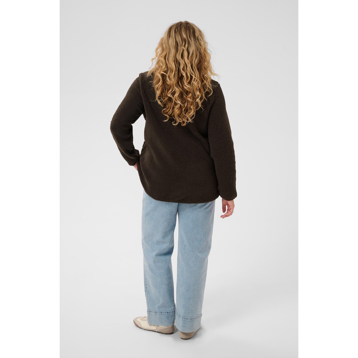 Manteau marron major brown, KAFFE CURVE