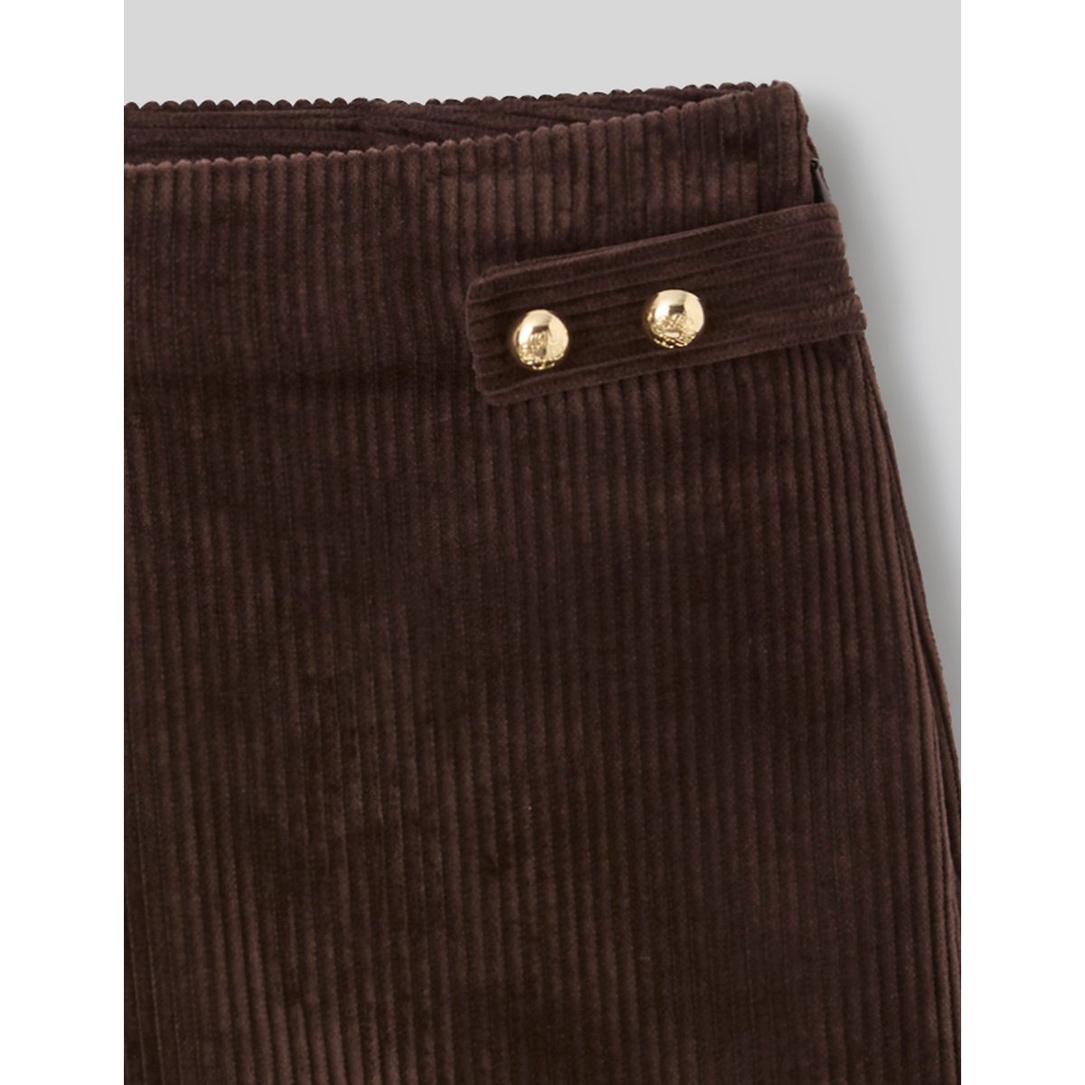 Short en velours marron foncée, BZB