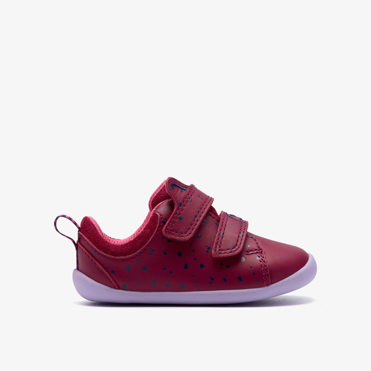 Escarpins Cuir Coupe Large ROAMER WISH T rouge, CLARKS
