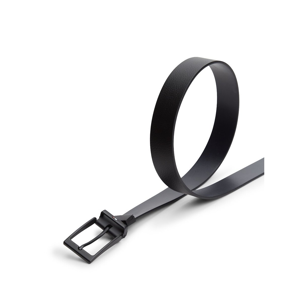 Layton omkeerbare leren riem 3,5 cm zwart, TOMMY HILFIGER