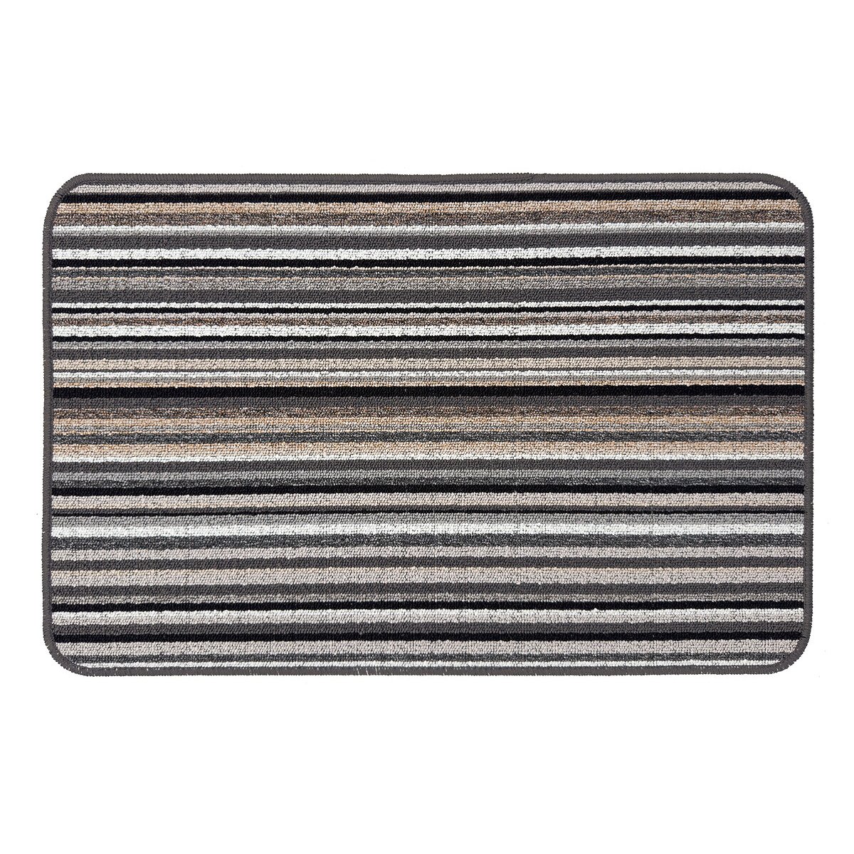 My Stain Resistant Candy Multi Mono Stripe Doormat white/black striped, MY MAT