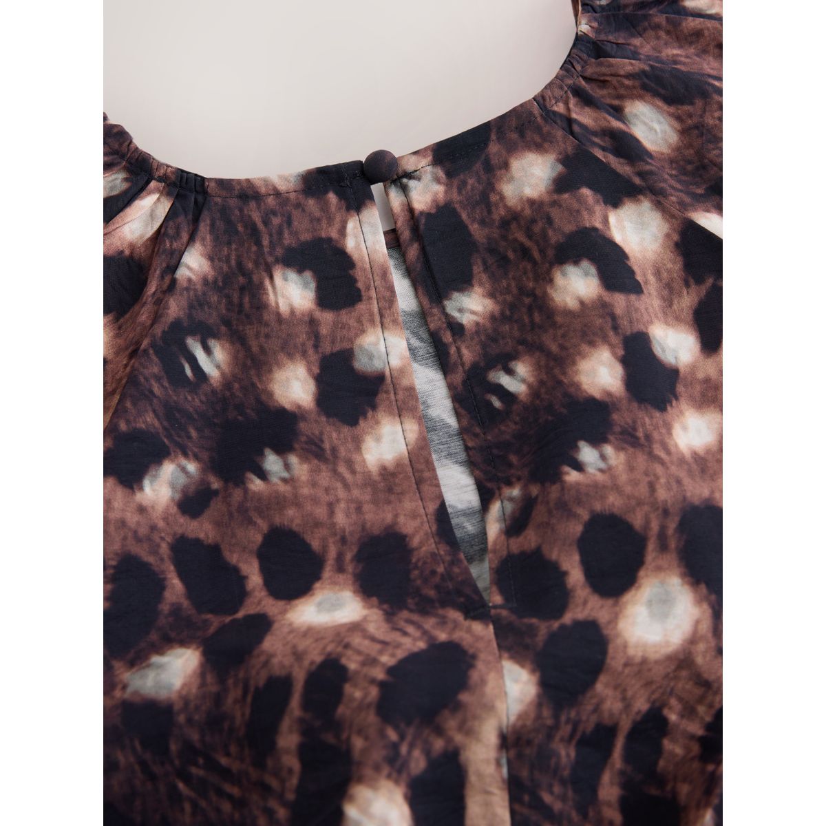 Mini-robe à manches bouffantes imprimé animal, NEXT