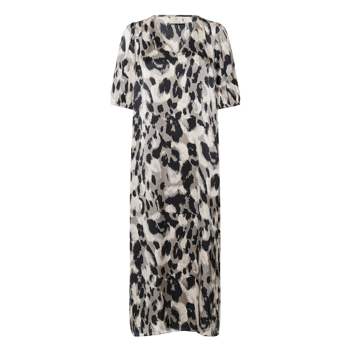 Dress gris grey leopard print, KAFFE