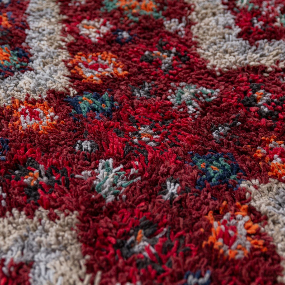 Tapis shaggy EMIL rouge, FLAIR RUGS
