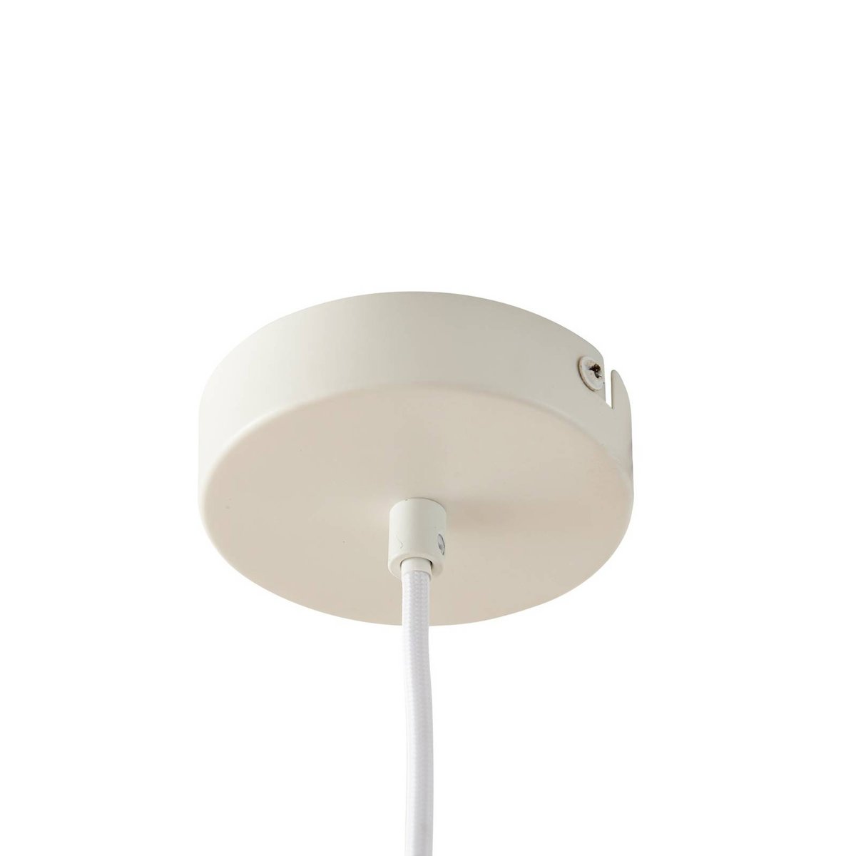 Suspension en textile scandinave, Tovina blanc, LUCANDE