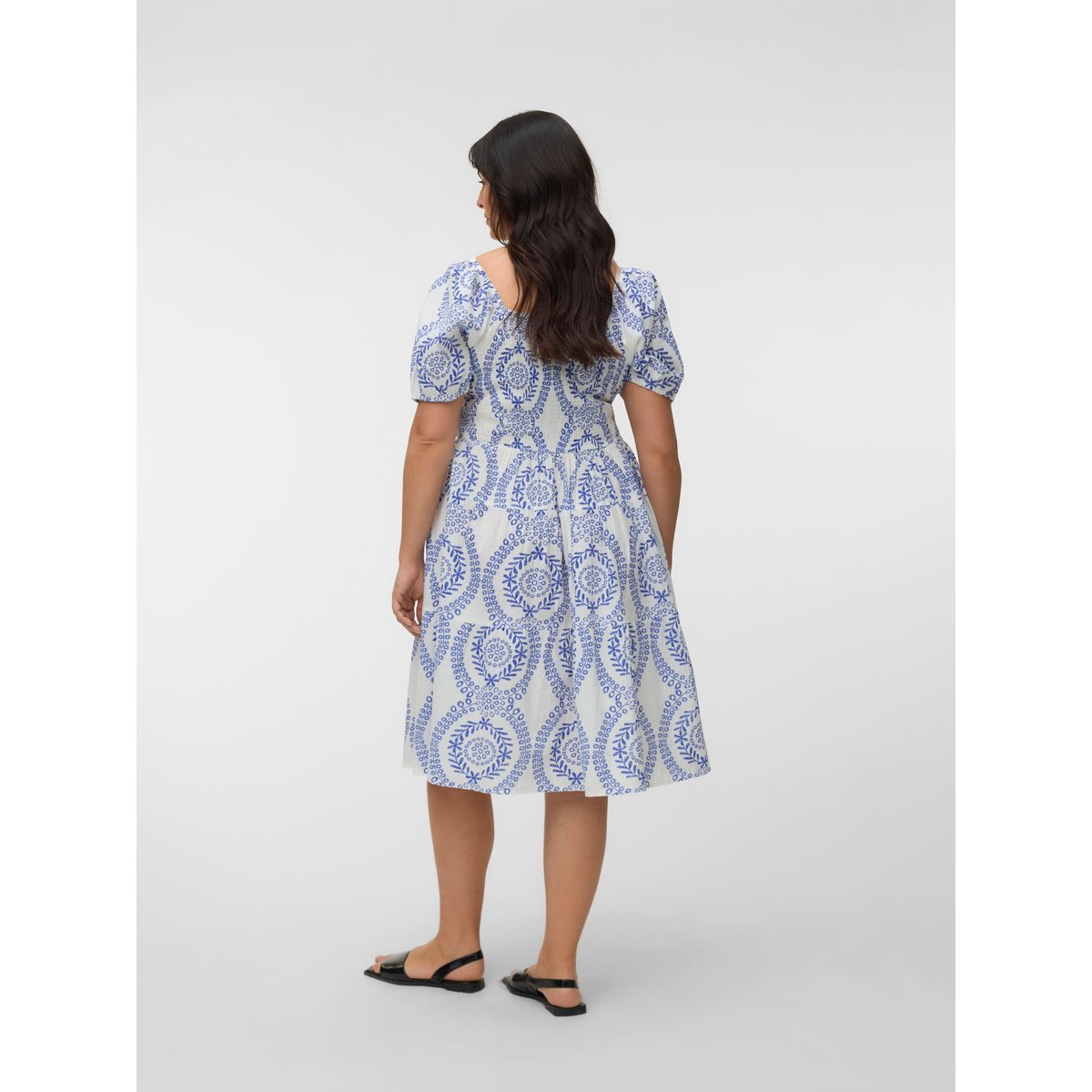 Robe Smockée snow white, VERO MODA
