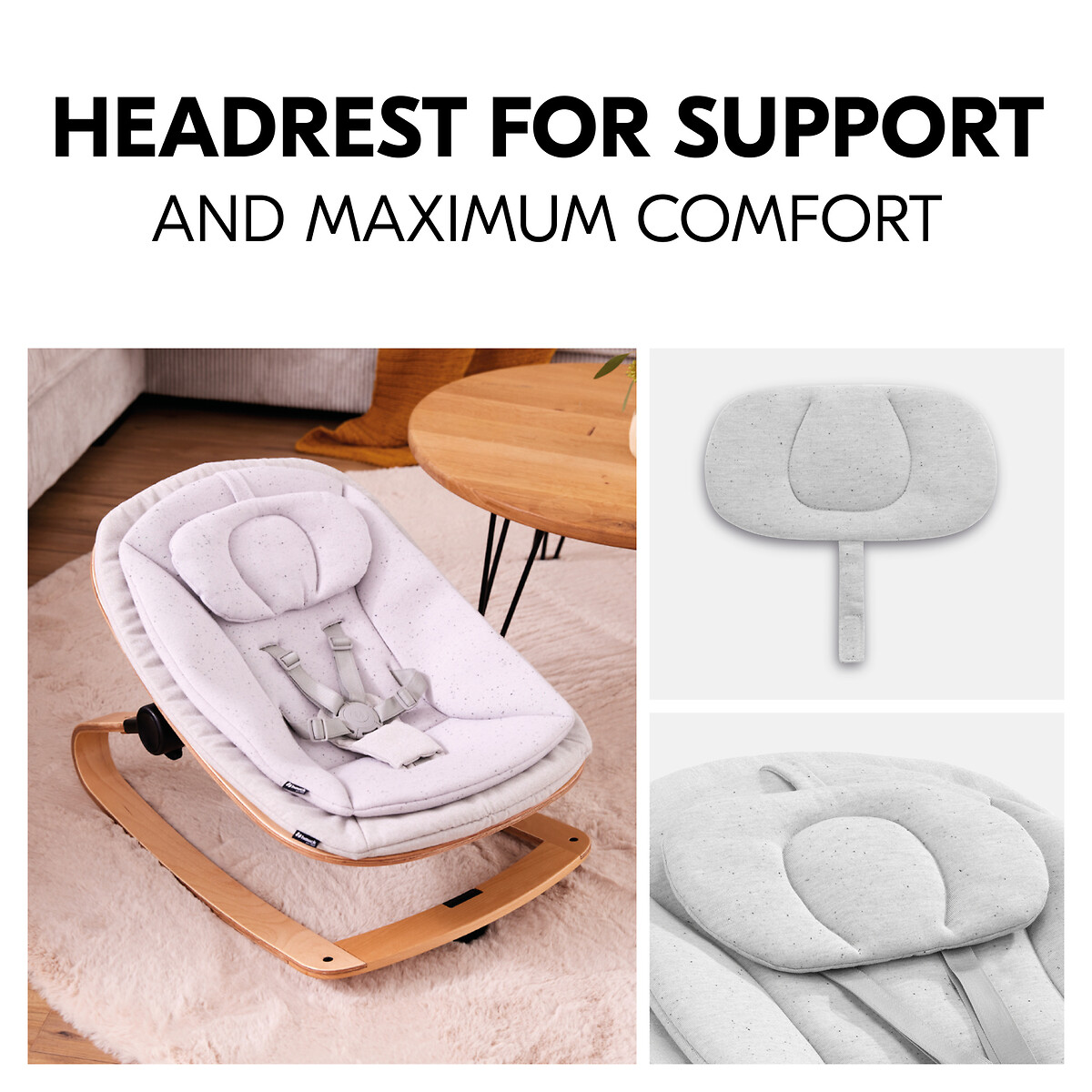 Highchair Bouncer Eco grey, HAUCK