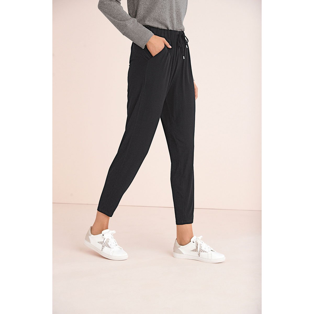 Pantalon De Jogging En Jersey - Petite noir, NEXT
