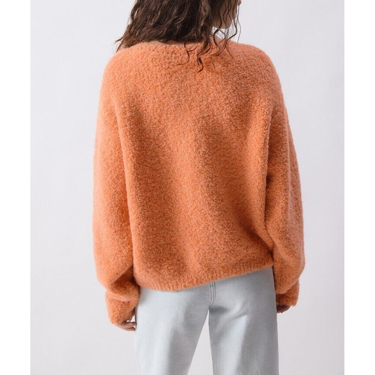 Gilet col rond épais manches longues, ZOLLY nude, AMERICAN VINTAGE