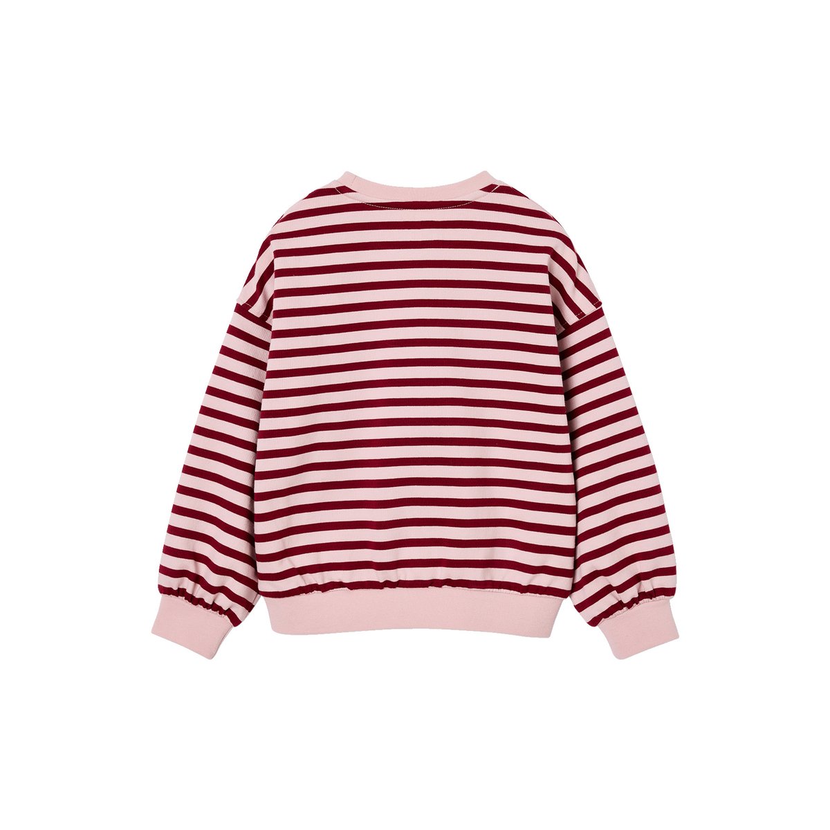 Sweat manches longues rouge, VERTBAUDET
