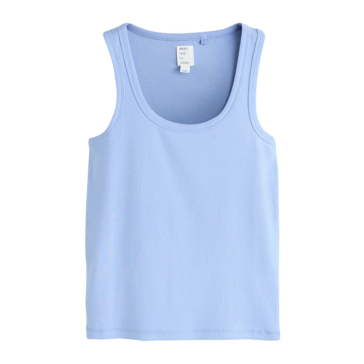 Ensemble pyjama short et débardeur côtelé coquillages bleus, NEXT