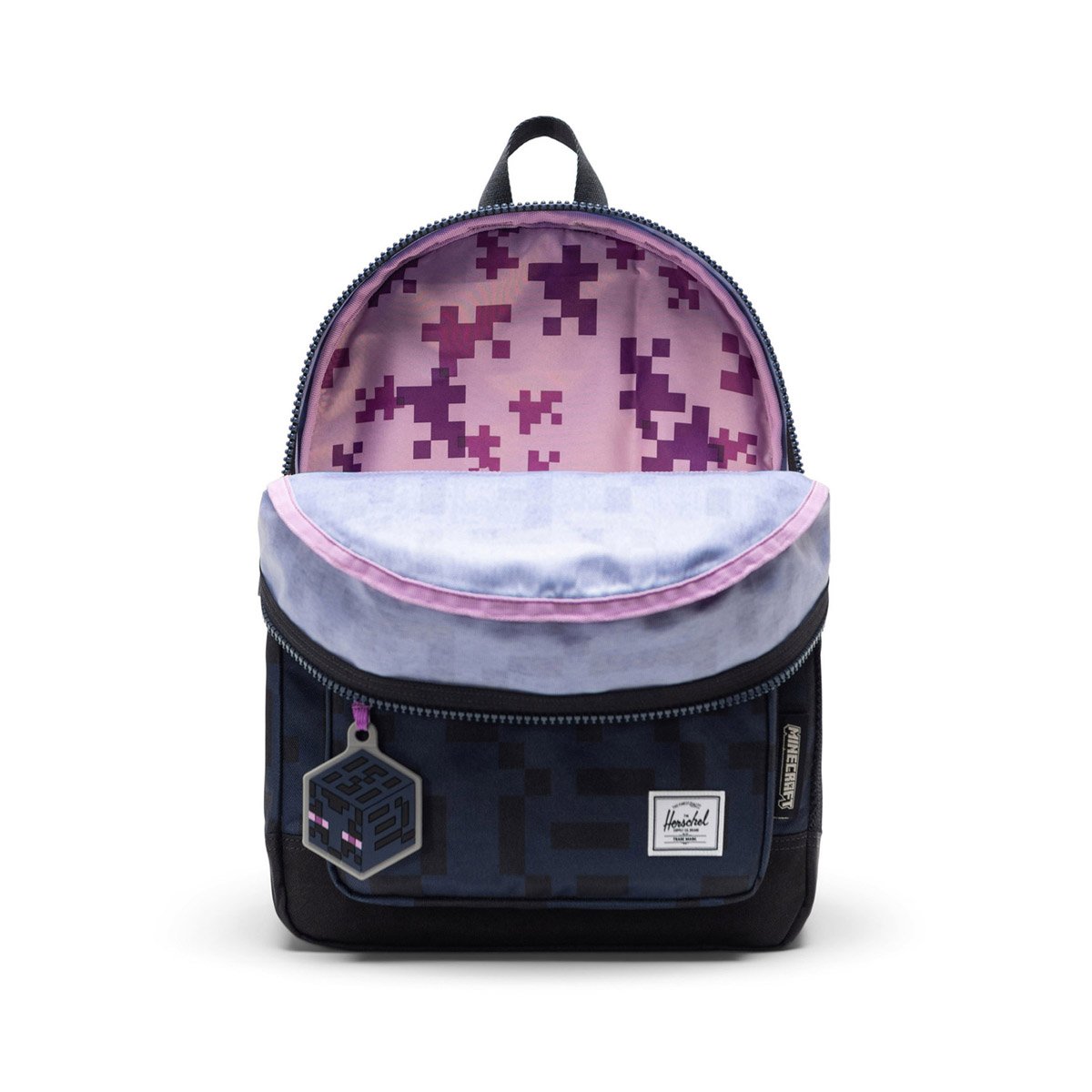 Sac à dos en matières recyclées MINECRAFT HERITAGE KIDS 20 L bleu marine, HERSCHEL