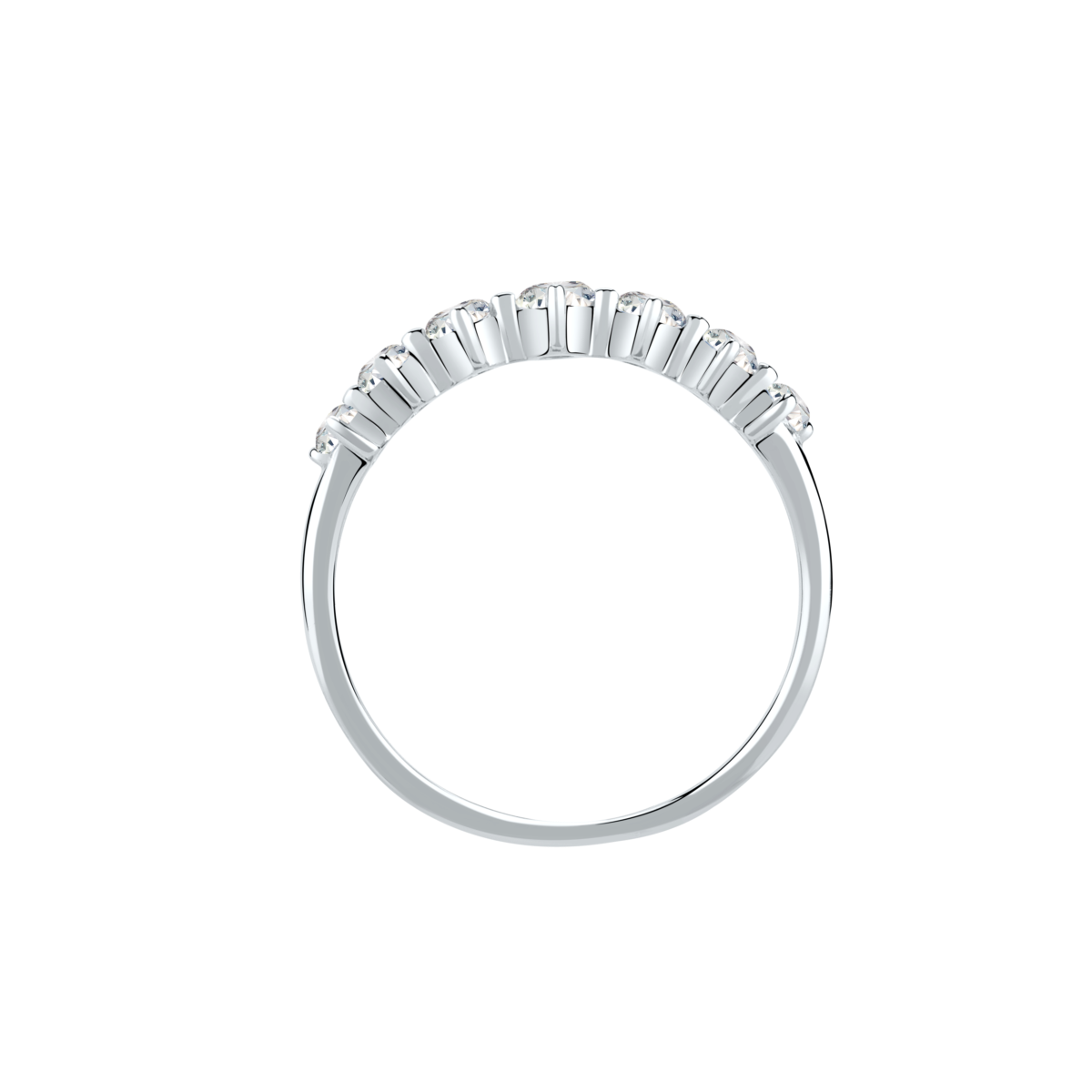 Bague en or blanc 375 B-CLASSIC argent, BLUESPIRIT