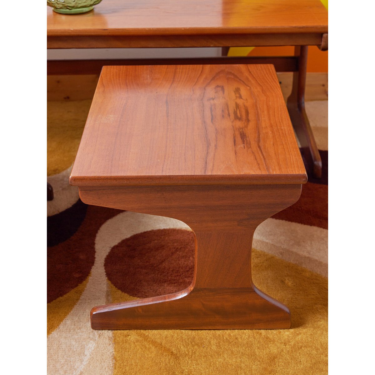 tables gigognes scandinaves Barbara N°127 - Bon état bois clair, DEBONGOUT