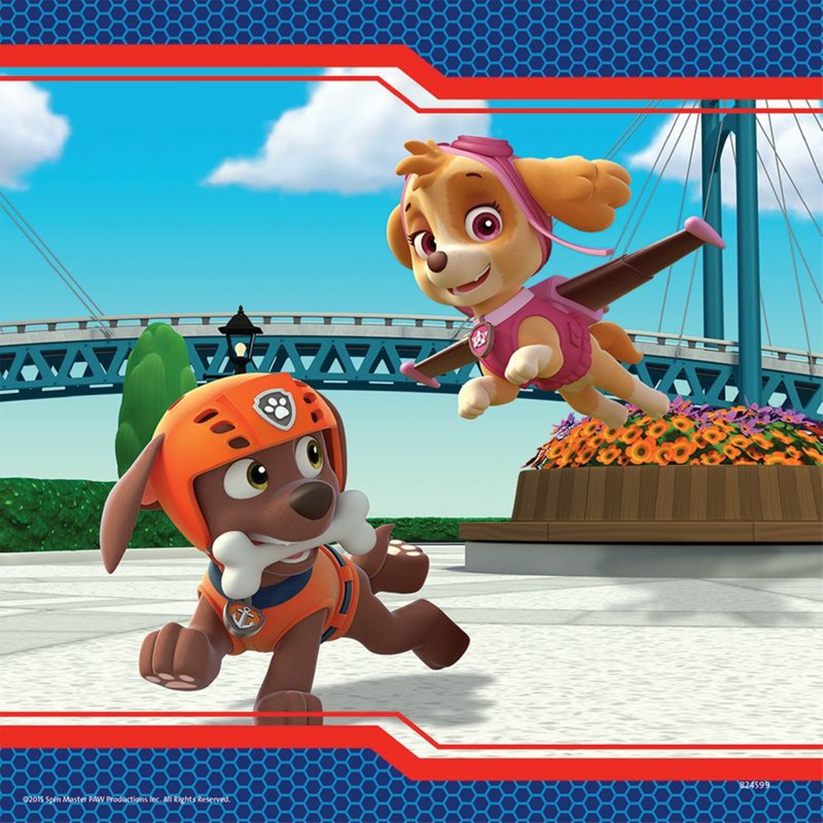 Ravensburger puzzle Pat'Patrouille 3x49p couleur unique, RAVENSBURGER