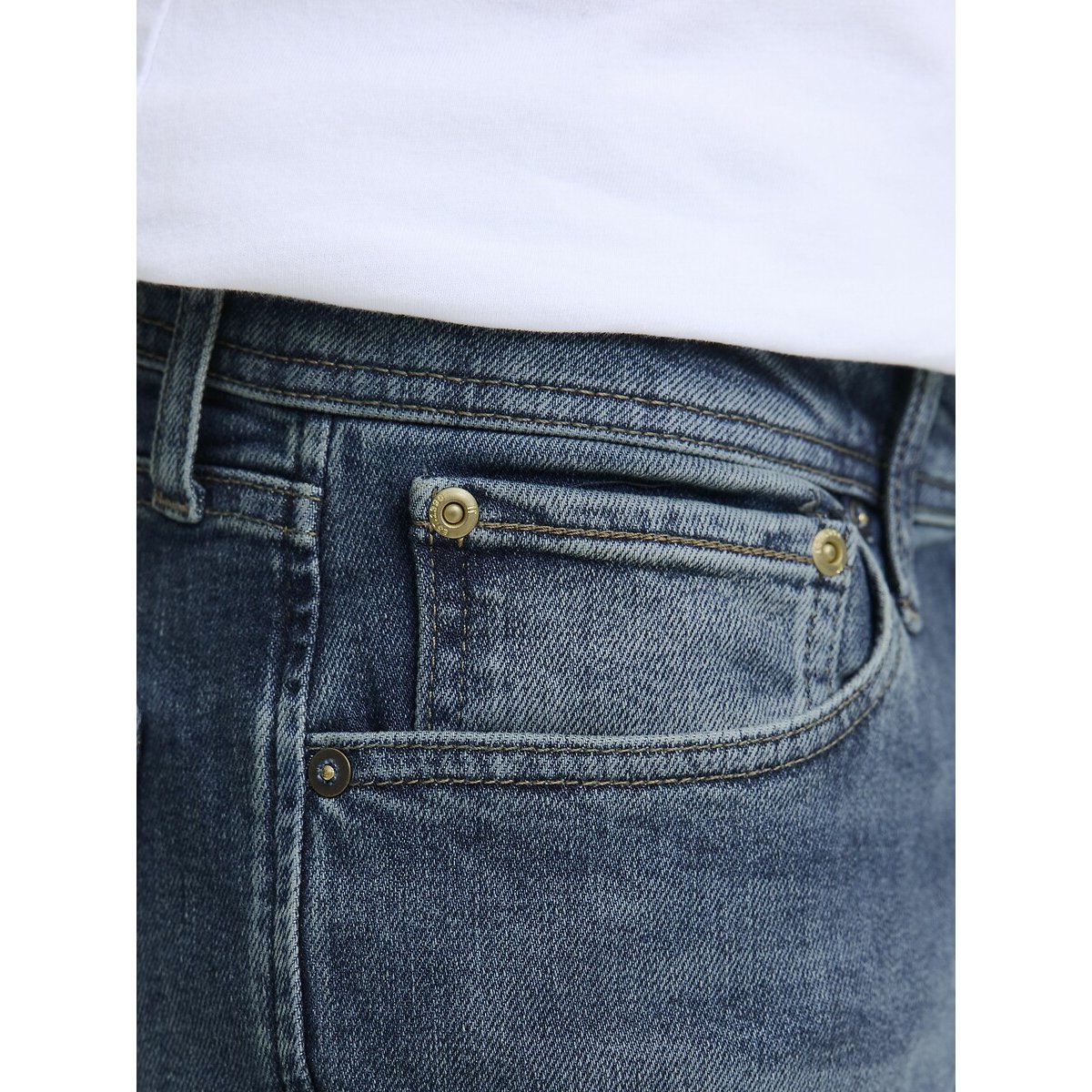 Clark Straight Jeans denim blue , JACK & JONES