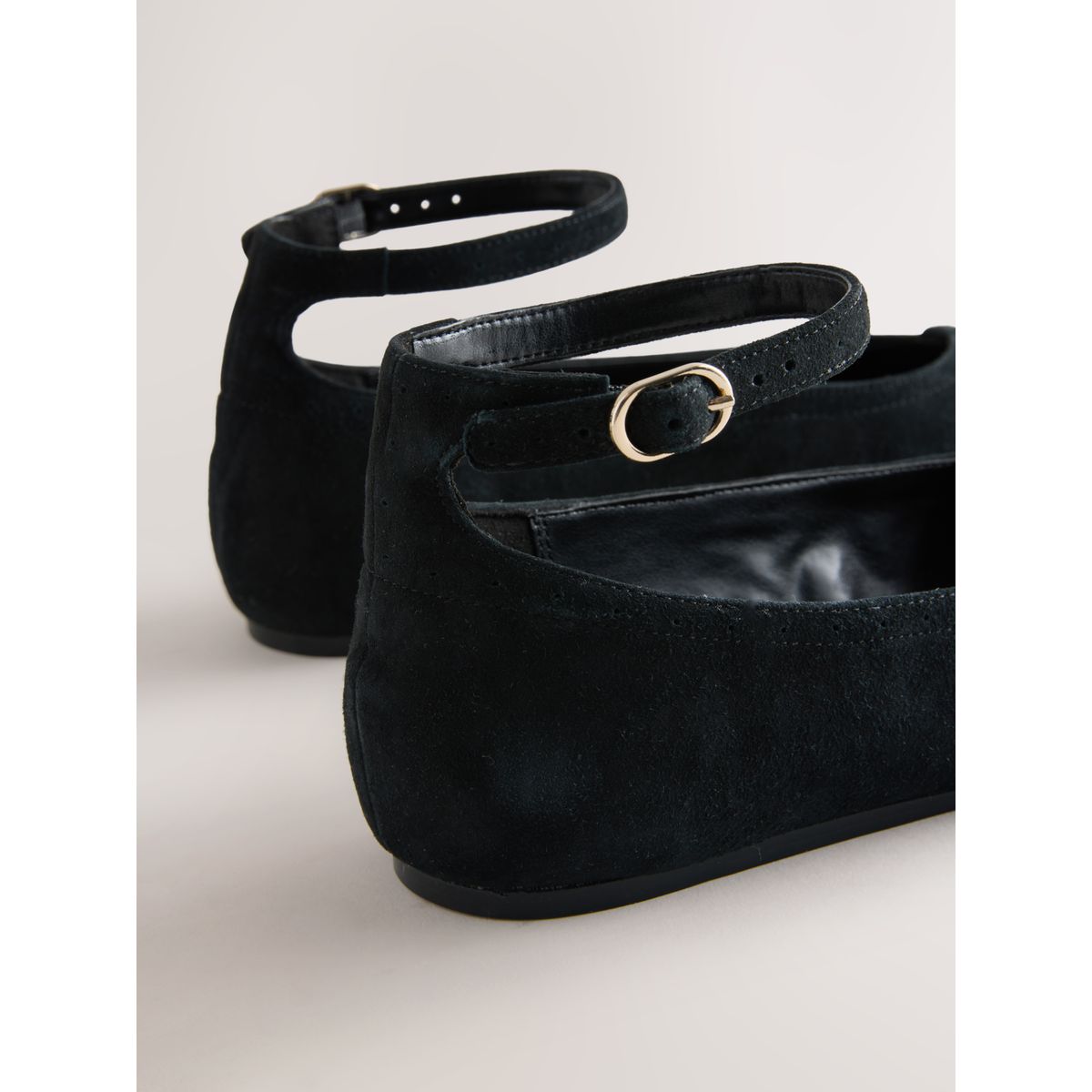 Ballerines forever comfort® en cuir noir, NEXT