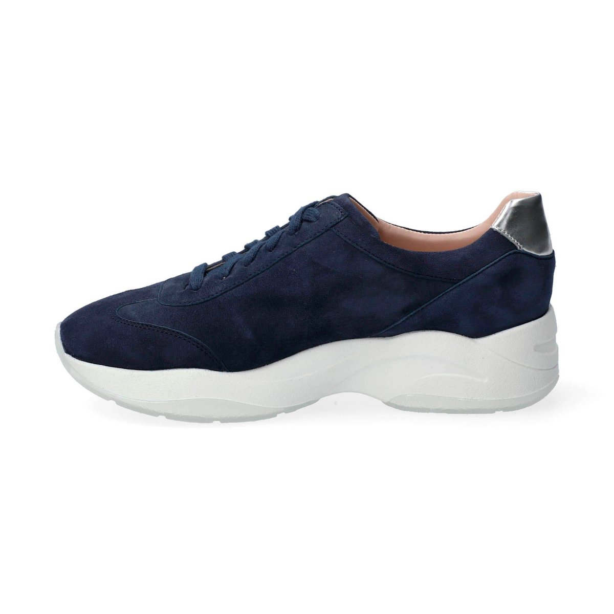 Baskets en cuir nubuck ROSE bleu p5134264, MEPHISTO