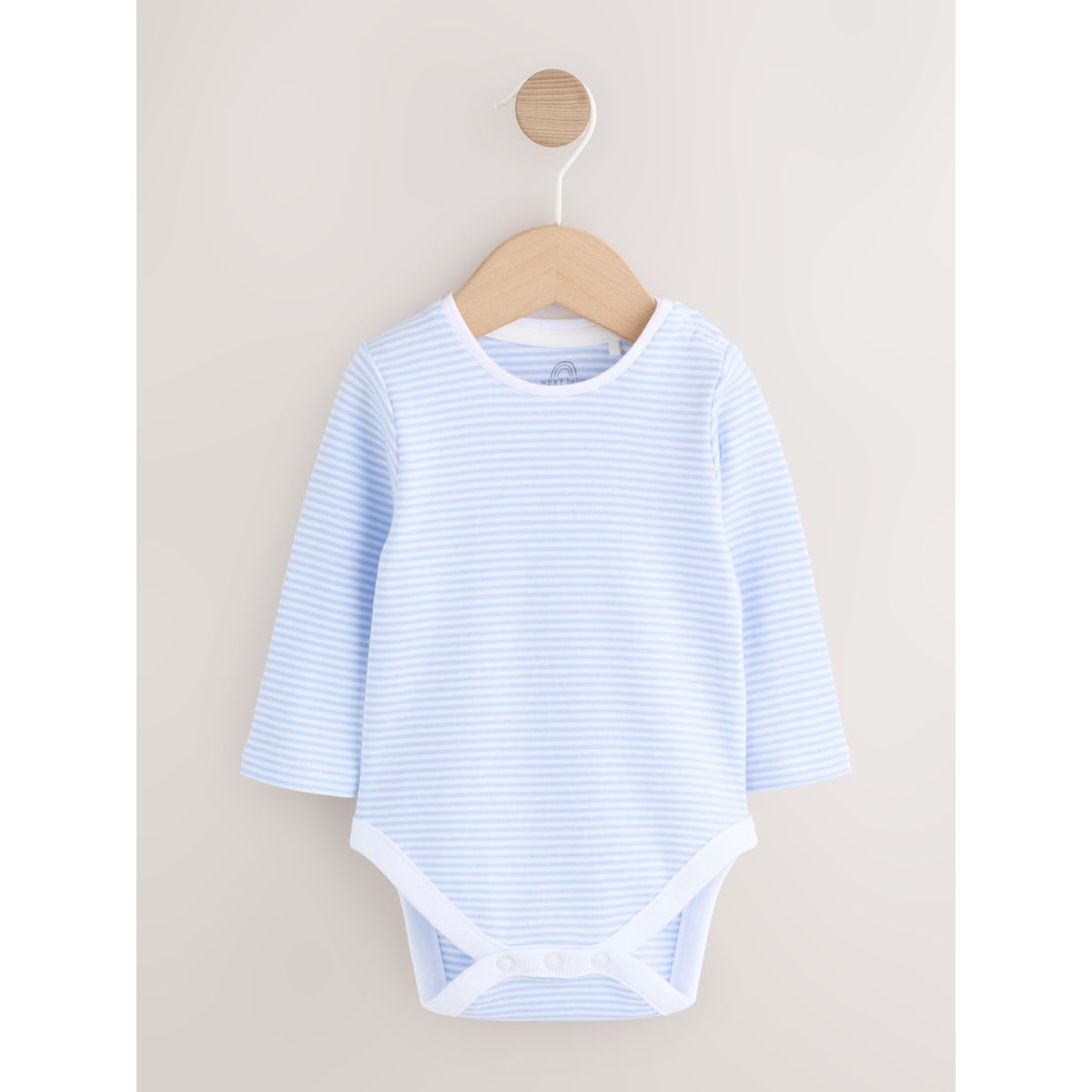 Salopette unie en velours côtelé et body bébé bleu, NEXT