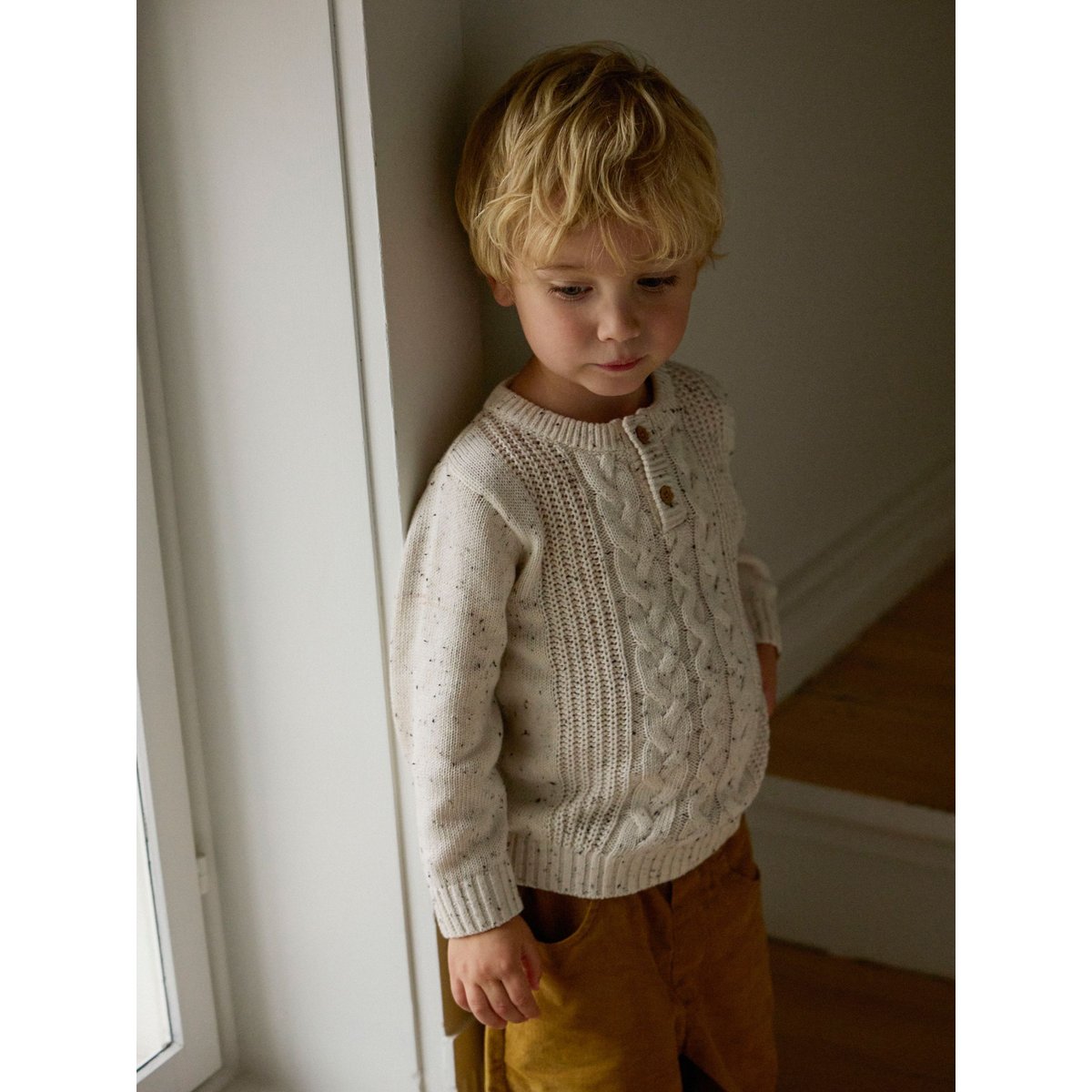 Pull En Maille blanc - turtledove1, NAME IT