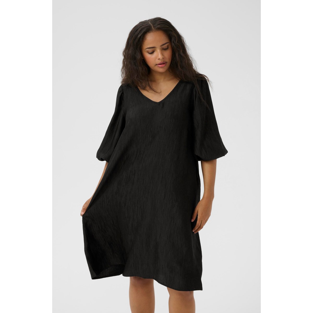 Robe noir black deep cc, KAFFE CURVE