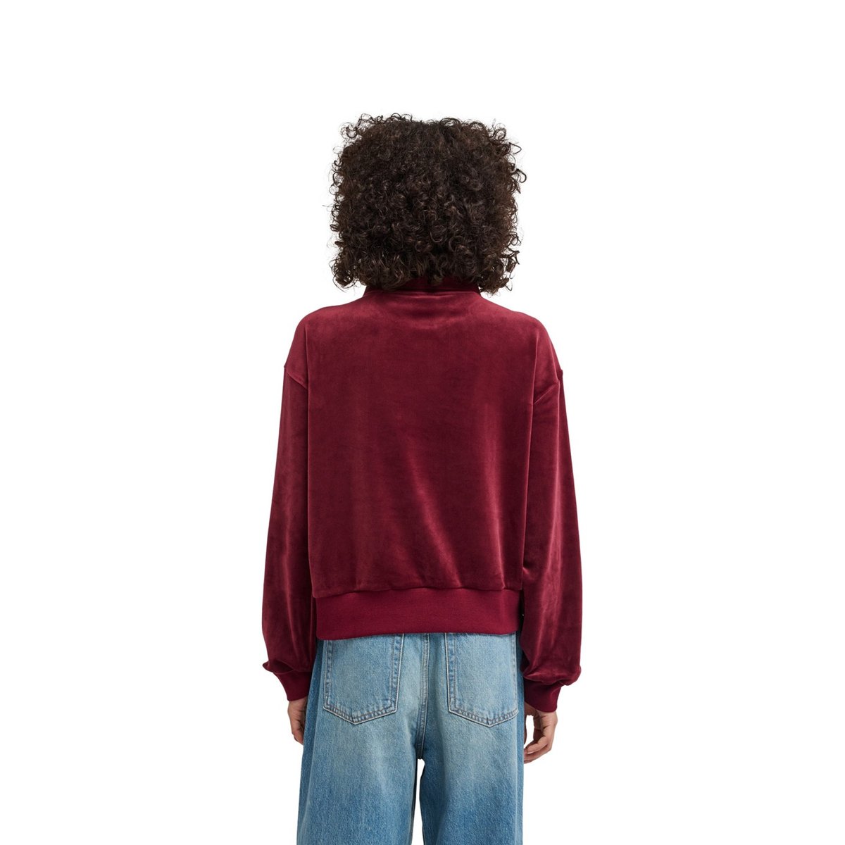 Polo en velours LOWCASE rouge zinfandel, ELEMENT