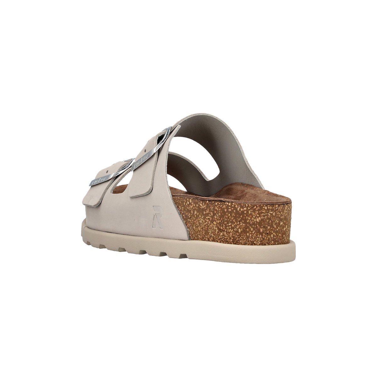 Sandales Cuir Bendigo gris, RIEKER