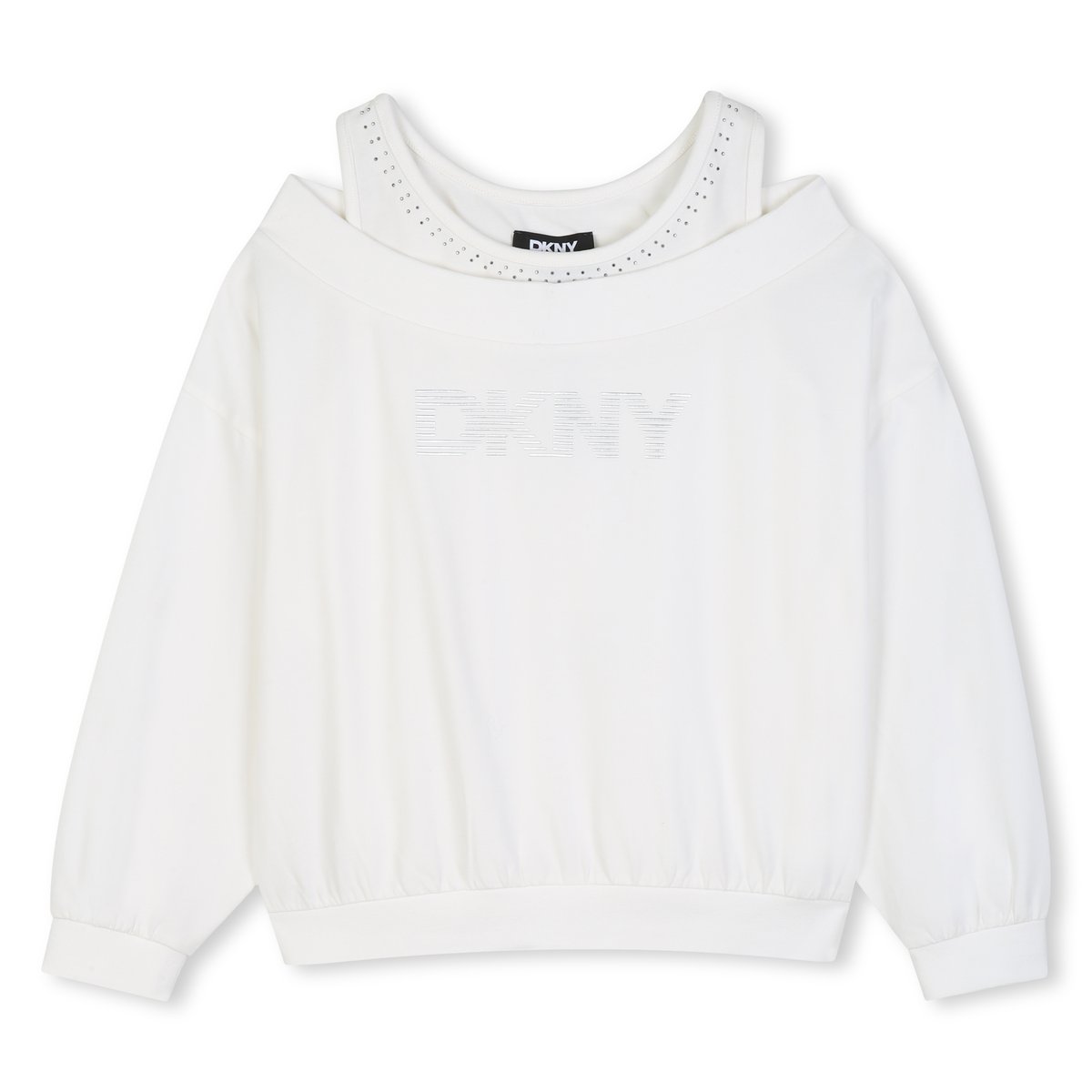 Tee-shirt 2 en 1 offwhite, DKNY
