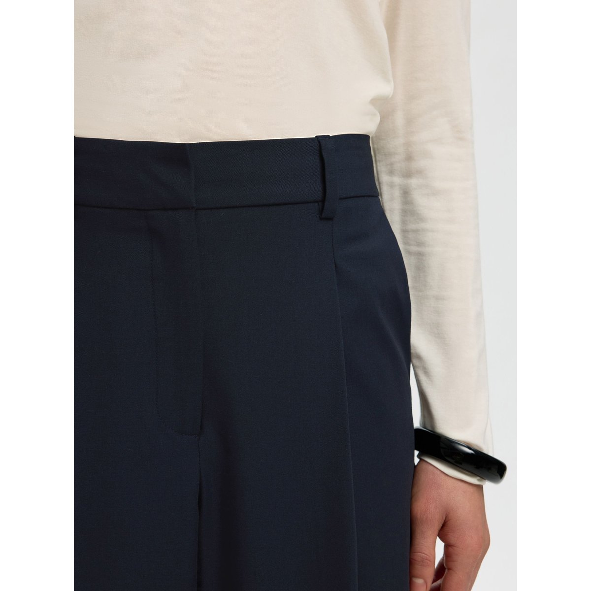 Pantalons Barrel dark sapphire, SELECTED