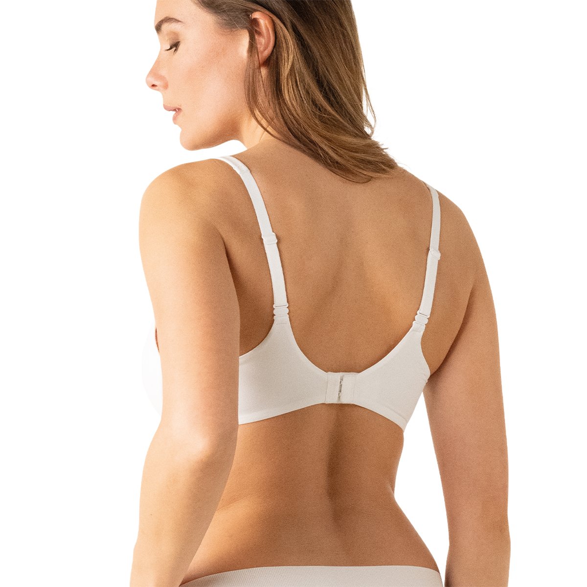 Soutien-gorge ampliforme armatures souples MY FIT blanc, ATHENA