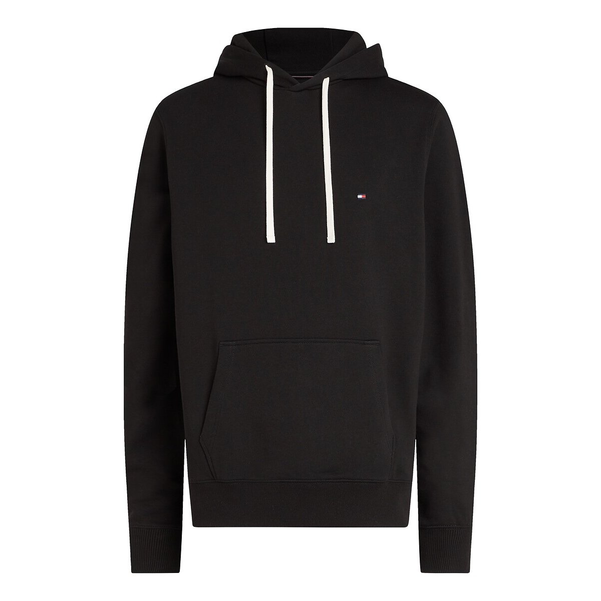Sweat à capuche col rond noir, TOMMY HILFIGER