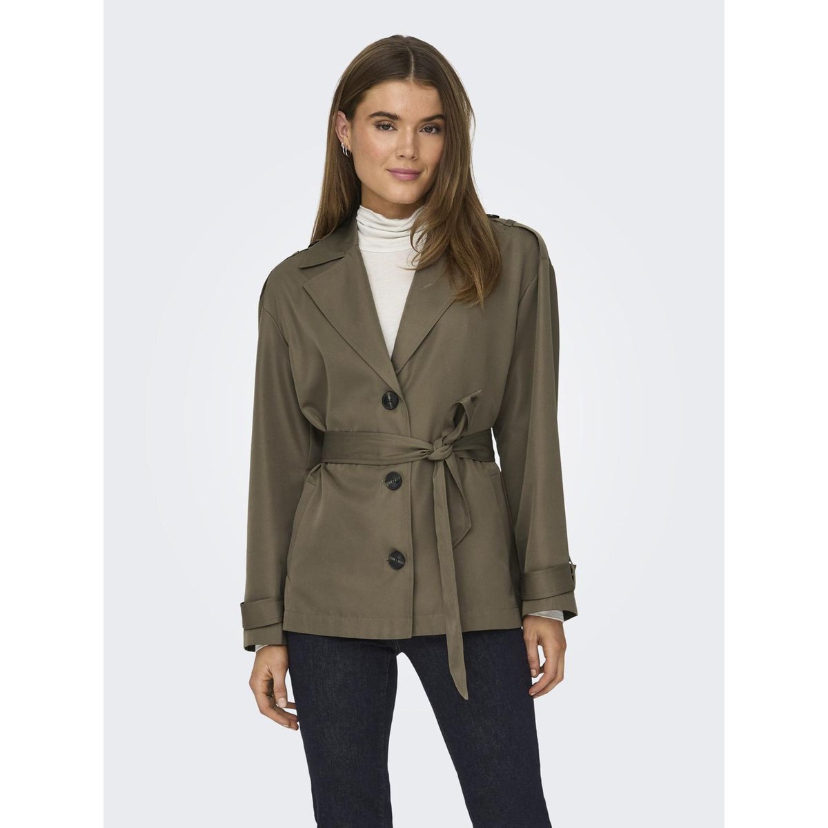 Trench Coat walnut, ONLY