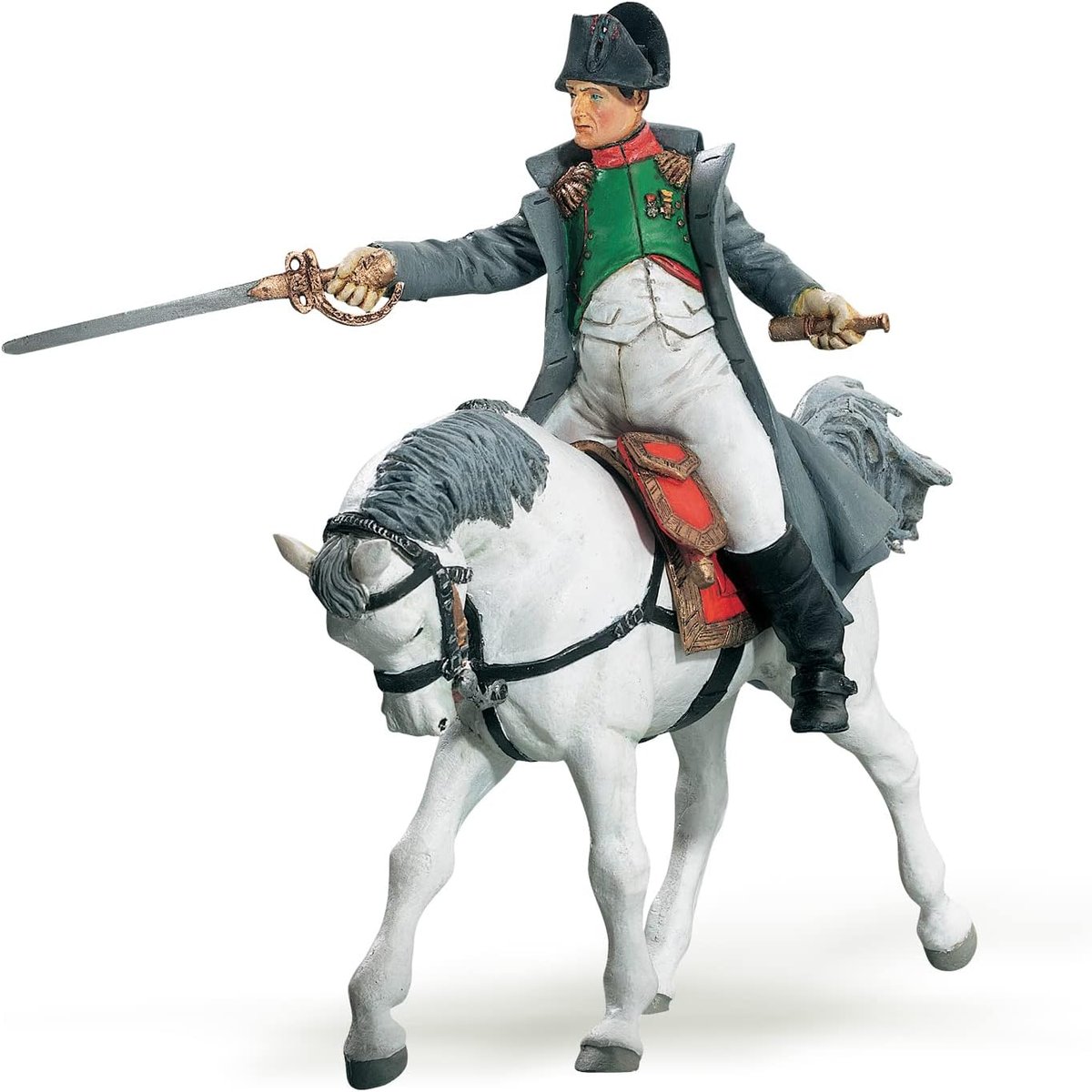 Figurine Cheval de Napoléon blanc, PAPO