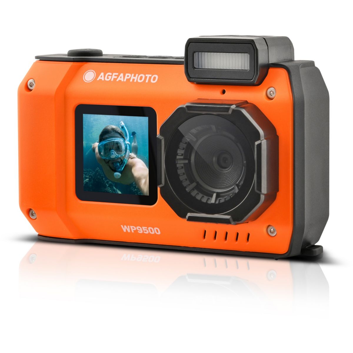 Appareil photo Compact Realishot Waterproof WP9500 Orange couleur unique, AGFA