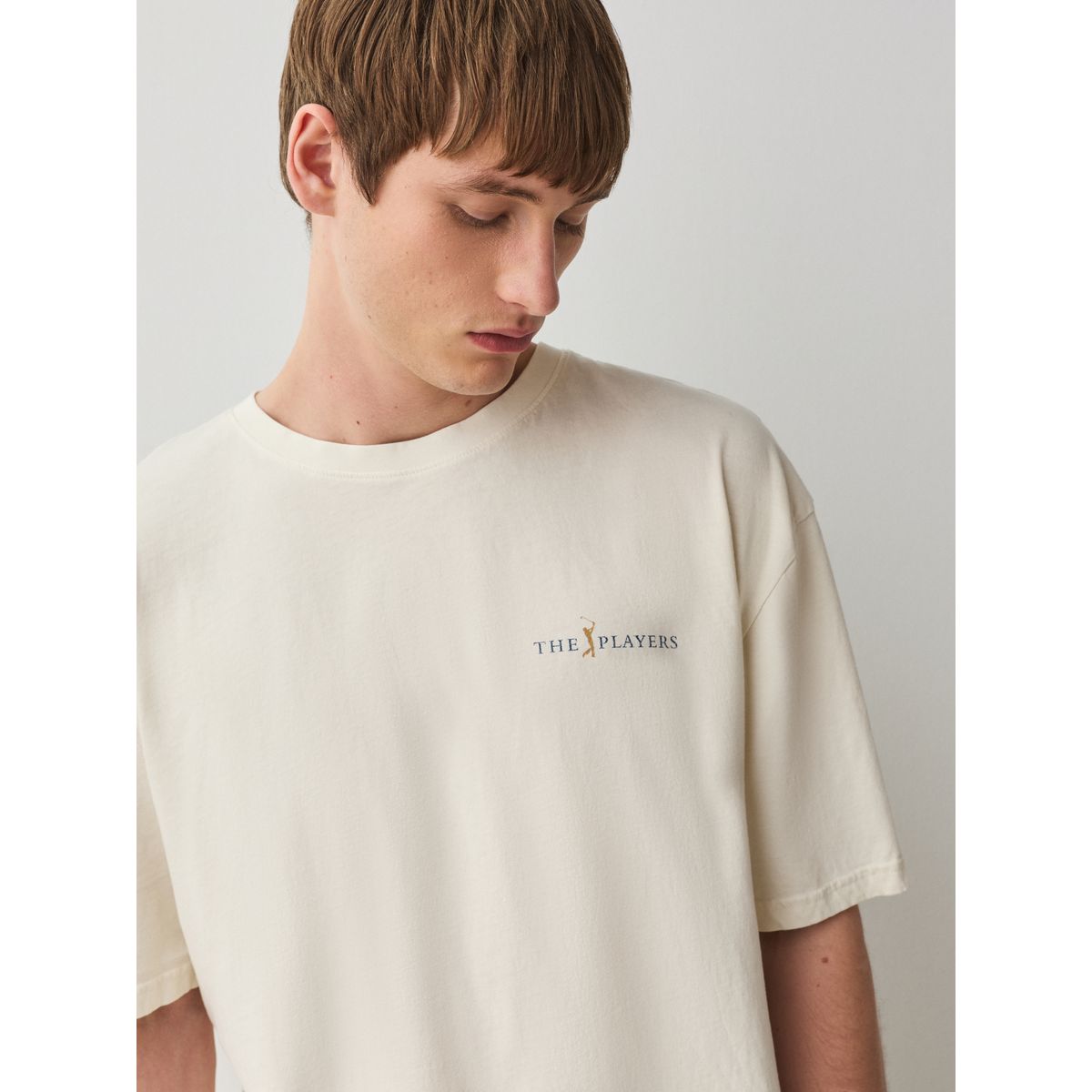 T-shirt sport à imprimé sous licence cream golf, NEXT