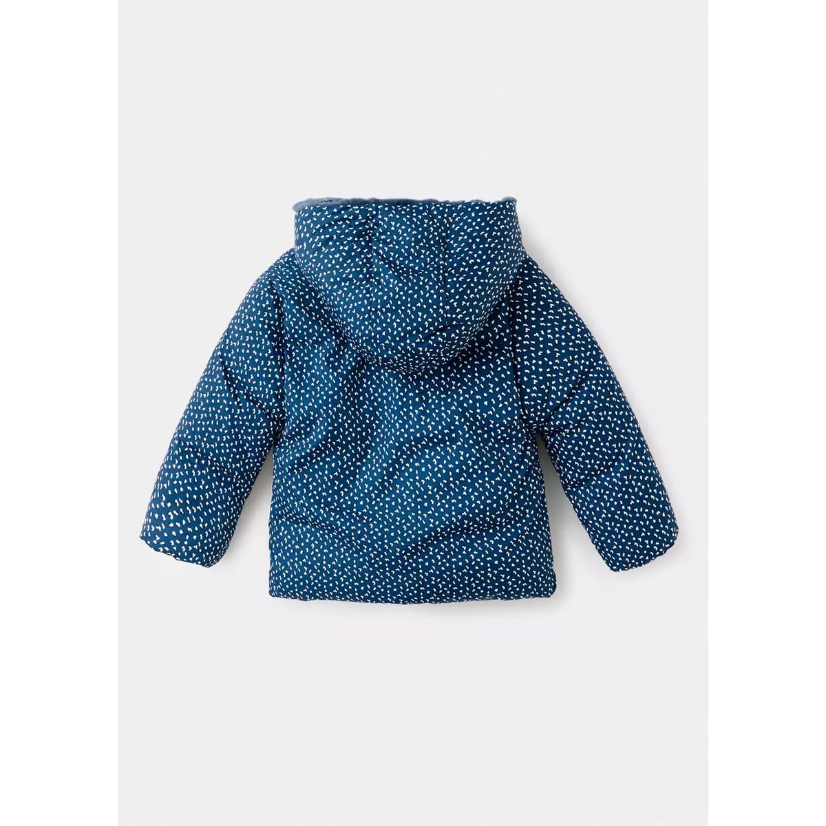 Anorak matelassé imprimé bleu marine, MANGO BABY