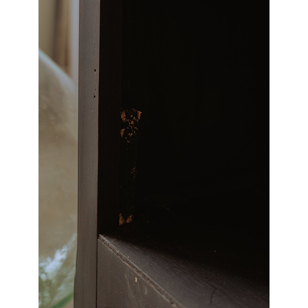 Bibliothèque rénovée carbone Madeleine N°721 - Bon état noir, DEBONGOUT
