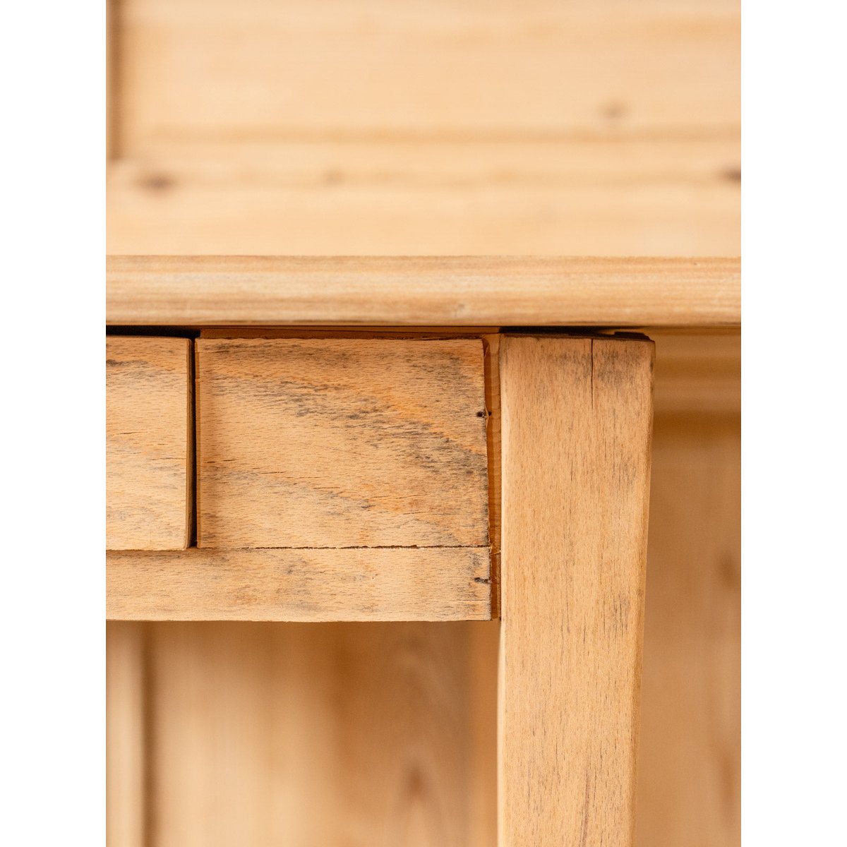 Table d'appoint en bois Francine N°1435 - Bon état bois clair, DEBONGOUT