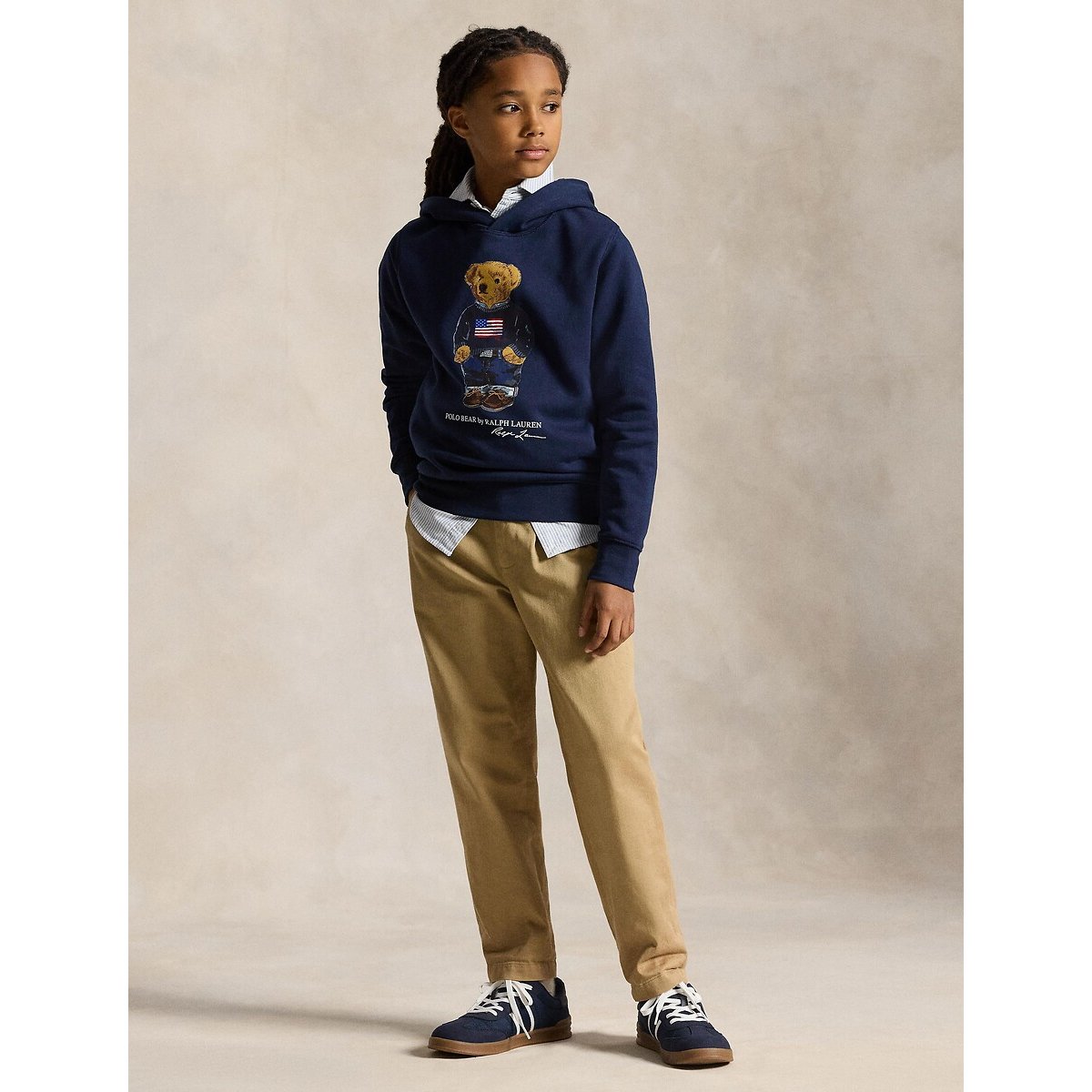 Sweat à capuche en molleton POLO BEAR bleu marine, POLO RALPH LAUREN
