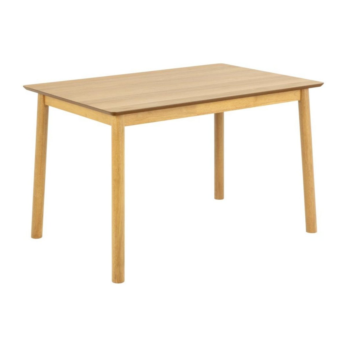 Table de salle à manger en bois naturel 4 places L120 - IZIA bois clair, HELLIN, DEPUIS 1862