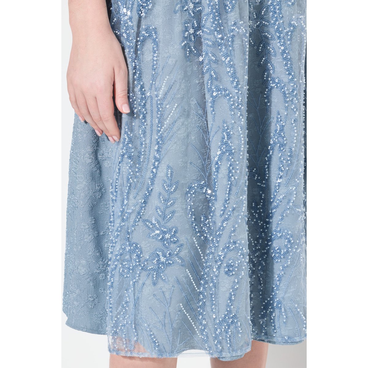 Dirndl sans manches bleu glacier, ULLA POPKEN